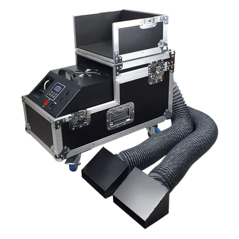 De alta potencia 4000W máquina de niebla de agua boda solo doble tres tubo máquina de niebla de humo boda máquina de humo etapa rendimiento spray