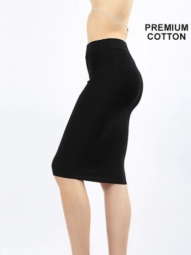 2025 New Women's Elastic High-Waist Over-Knee Pencil Skirt