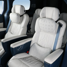 适用极氪009/007/7X/MIX专用头枕腰靠垫护颈枕原车同色纳帕皮车品