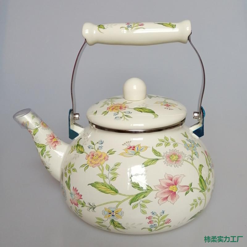 1.5L-4L Thickened Enamel Pot for Milk Tea, Boiling Cold Water, Coffee, Decoction, Enamel Induction Cooker, Gas Stove, Reusable 1.5L-4L Thickened Enamel Pot for Milk Tea, Boiling Cold Water, Coffee, Decoction, Enamel Induction Cooker, Gas Stove, Reusable