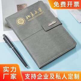 a5商务软皮面笔记本大学生日记本高档记事本套装复古办公会议记录