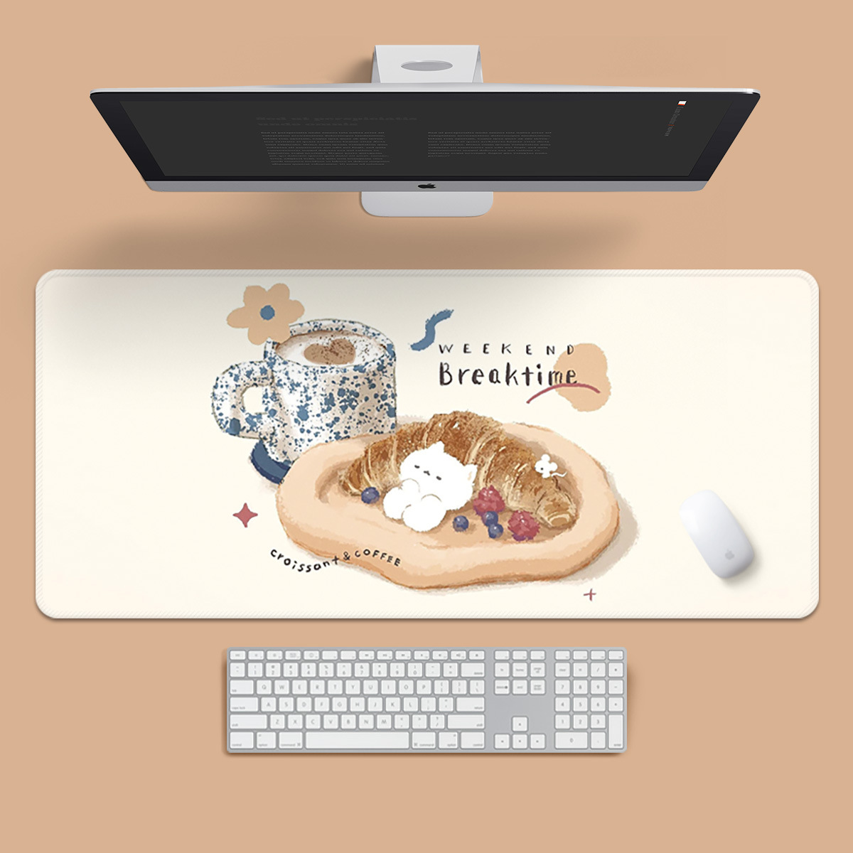 治愈猫咪-牛角包