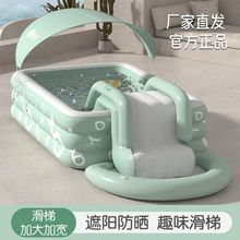 夏日充气游泳池加厚避暑玩具户外游泳池室内外大型水上乐园可折叠