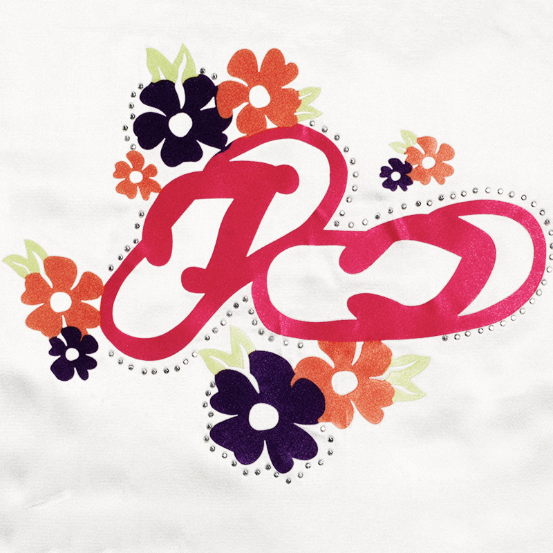 厂家供应 镭射烫图 沙丁布背胶烫钻烫图 八角片背胶水钻烫图图案