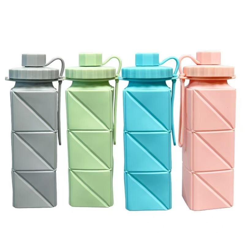 Bottle Outdoor Travel Cycling Portable Telescopic Large Capacity Folding Silicone Water Cup_voghion.com