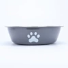 Gentleman gray color print dog bowl