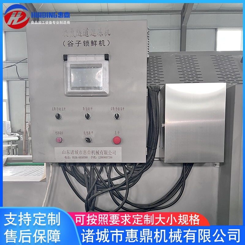 厂家供应隧道式速冻机设备 全自动猪肉速冻机设备 螃蟹速冻机设备