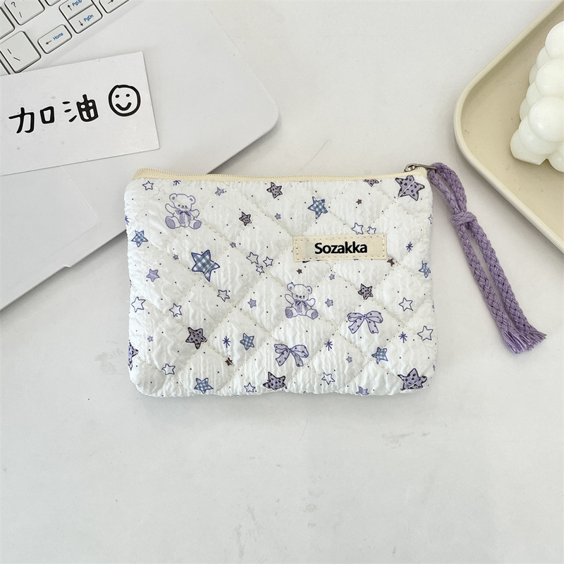5425キルティングの花と綿を挟んで携帯して収納します。|undefined