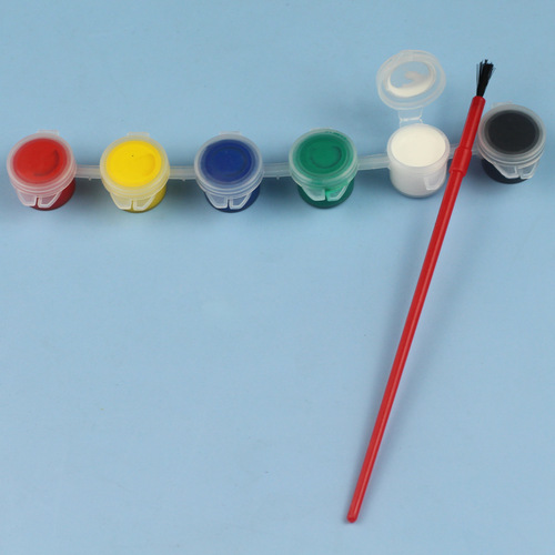 Manufacturer wholesale all-plastic small paint brushes children's DIY vinyl doll paint pens digital painting small brushes