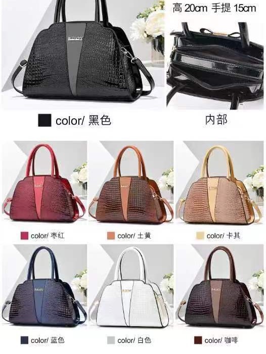 新款简约跨境潮流大气女士时尚单肩斜挎包女士百搭妈妈包手提包包