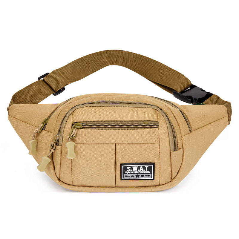 Deportes al aire libre multifunción anti-salpicaduras de agua cajero negocio bandolera bolsa de pecho para hombres y mujeres para trabajar resistente al desgaste de gran capacidad