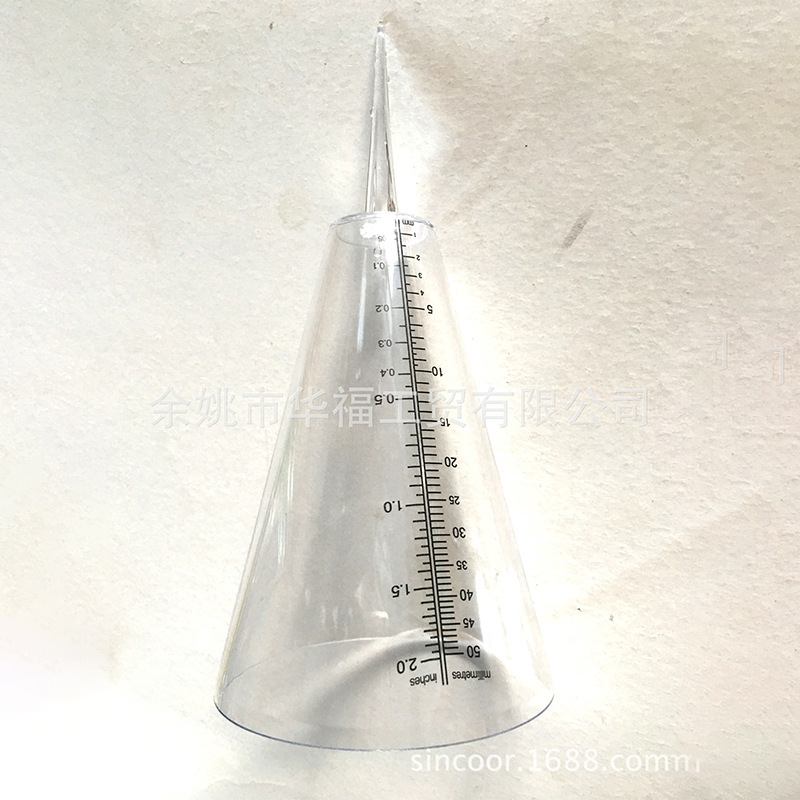 Supply new material garden rain gauge plastic measuring cup white…