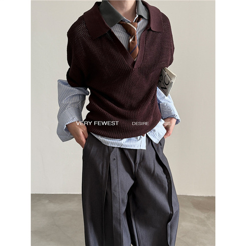 Elegant Italian V-neck Lace Polo Shirt 2025 Spring Summer New Casual Lace Commute Short Sleeve Knit Shirt