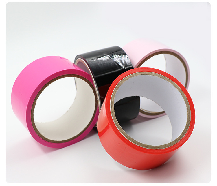 Electrostatic Bondage Tape for Couples, Red, 10 m x 5 cm, Glue-Free PP Restraint Tape — detail image 26