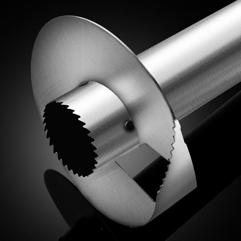 Cuchillo para piña, pelador y descorazonador de acero inoxidable, herramienta especial para cortar y extraer el corazón y la piel dura de la piña en casa.