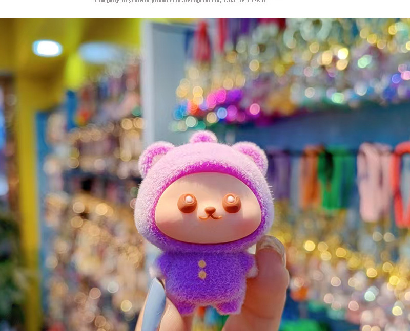 32g Weight Spring Ring Trigger Clasp Closure Clasp Closure Type Bag Pendant, Keychain Classification 1 Piece Quantity Daily, Street Occasion Resin, Flocking Material Animal, Cartoon Character Pattern Cute, Sweet Style 1 Piece Cute Sweet Animal Cartoon Character Resin Flocking Spring Ring Trigger Clasp Closure Bag Pendant Keychain 12