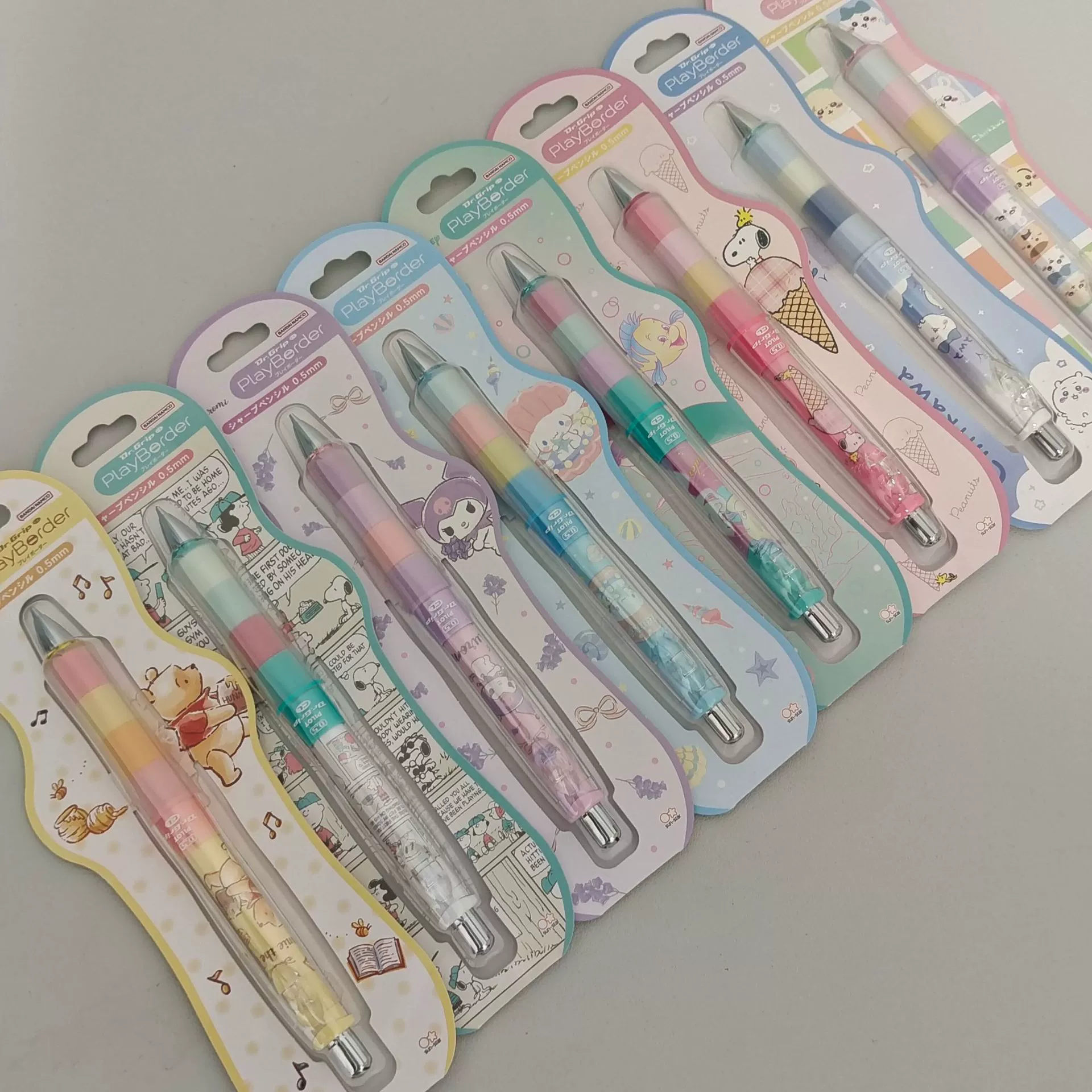 Japanese automatic pencil, (Physicals), new collection, with little bears, 0.5mm