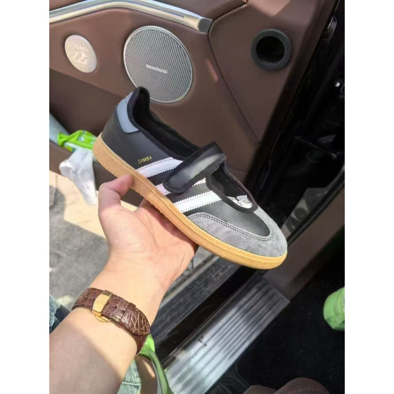 外贸AD经典复刻新款玛丽珍板鞋魔术贴搭扣仿滑橡胶底芭蕾舞鞋女|undefined