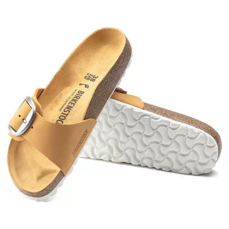 Foreign Trade Large Size One-Line Slippers for Women New Casual Beach Open-Toe Flats Sandals for Women European and American Shoes