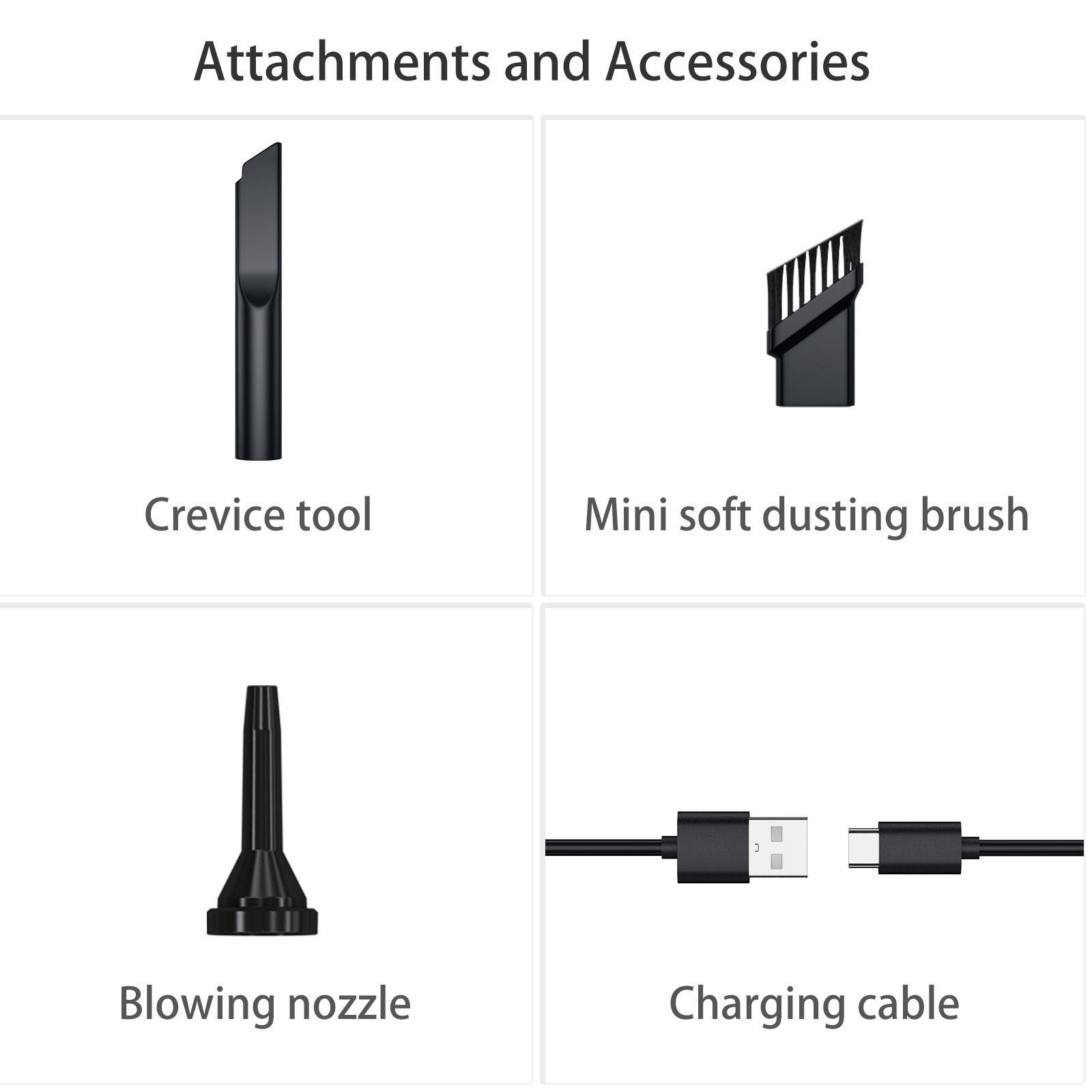 New cross-border car vacuum cleaner for home and car use, four-in-one multifunctional high-power handheld vacuum cleaner, portable