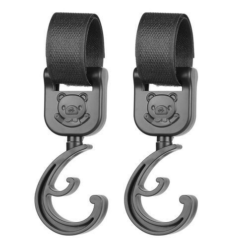2-pack stroller hooks, strollers, stroller clips, carabiner clips, stroller accessories