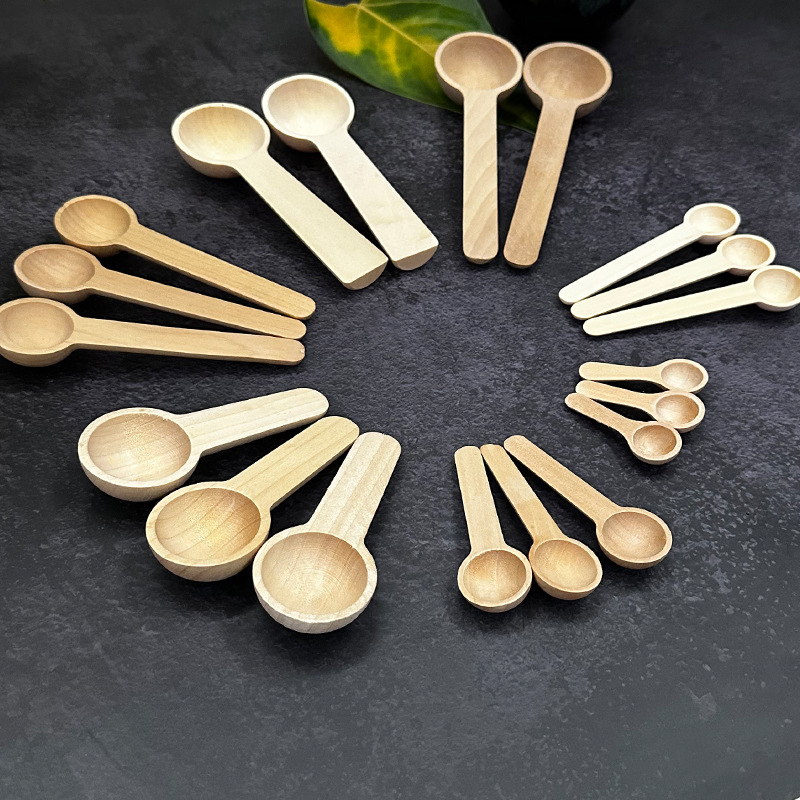 Cuchara de madera cuchara de leche en polvo cuchara de madera mini cuchara de madera cuchara de madera de alto valor infantil cuchara de madera cuchara accesorios cuchara pequeña cuchara al por mayor