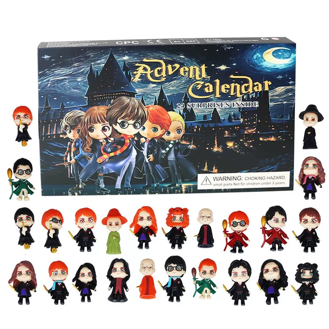 Новогодняя игрушка, календарь, набор, новый сборник, Гарри Поттер, 24 дня, подарок на день рождения
