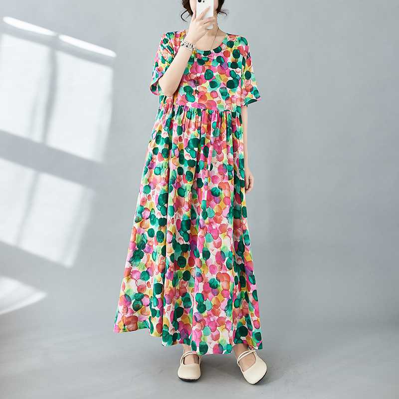   夏  F 大きいサイズ ワンピース