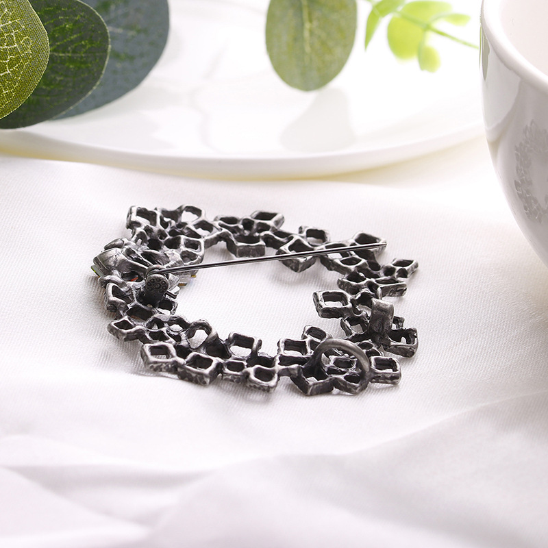 Elegante Kamelien Perlenbrosche Damen Luxus Mode Accessoire_voghion.com
