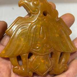 仿古做旧 汉代玉器雕刻古董古玩杂项物件收藏岫牌挂件把件招财镇