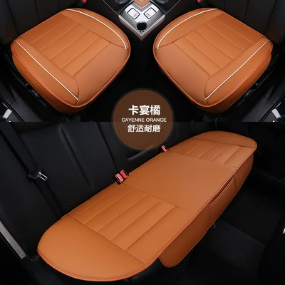 fashion seat cushion four seasons – Seat cushion, seat cover - cayenne-orange-three-piece-set
