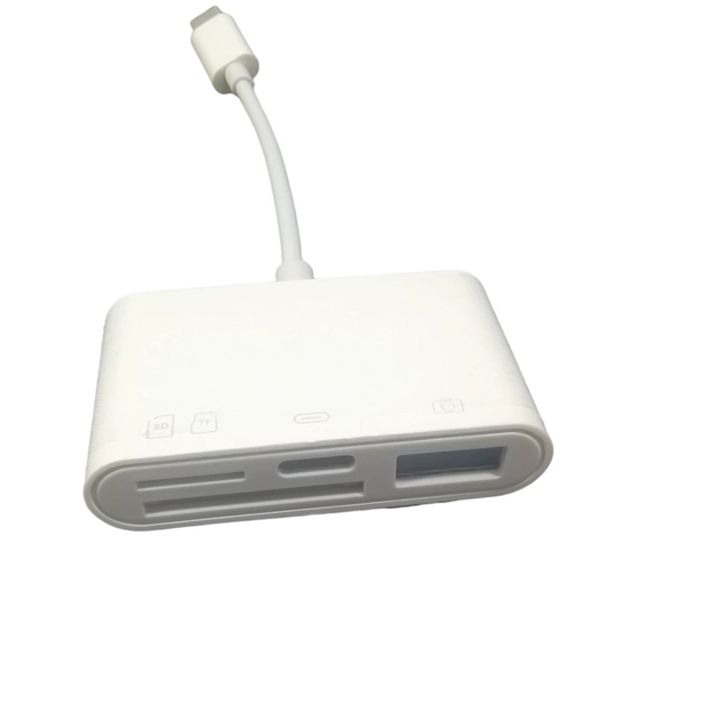 Читатель TYPE C SD четыре в одном TF с зарядкой USB, супер-диск, подходит для мобильного устройства/планшета с интерфейсом USB-C