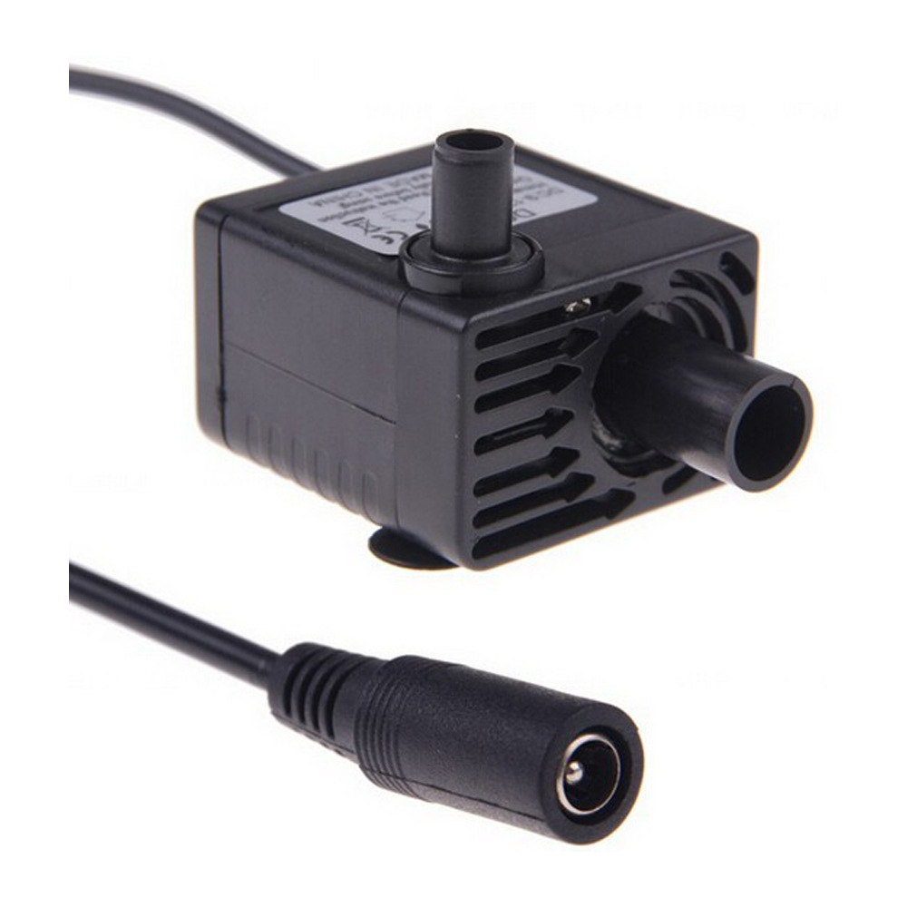 DC12V水泵水陆两用型DC-808扬程1.5米微型潜水泵5W无刷直流水泵|ms