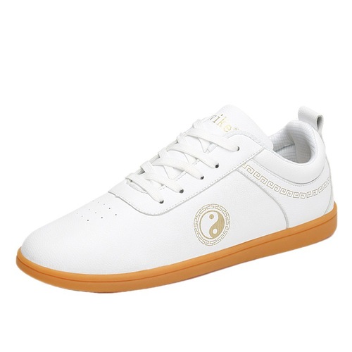 Duweike Tai Chi shoes for men, soft-touch beef tendon bottom martial arts training shoes, Tai Chi Kung Fu sports shoes for women