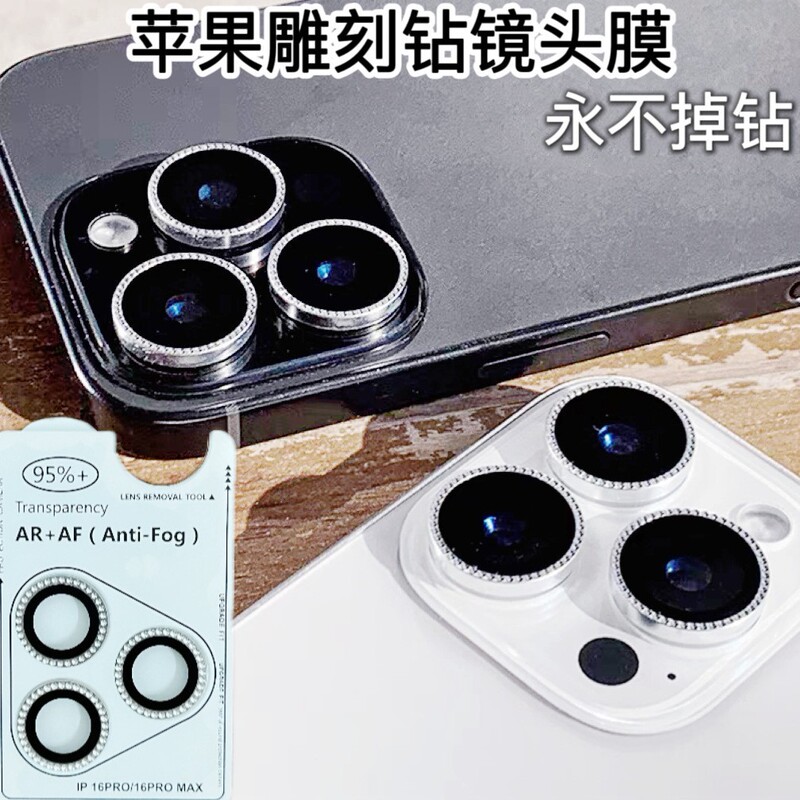 Suitable for Iphone17 Engraving Diamond Eagle Eye Positioning Lens Film 15Promax Lens Protective Film 16Pm Lens Film