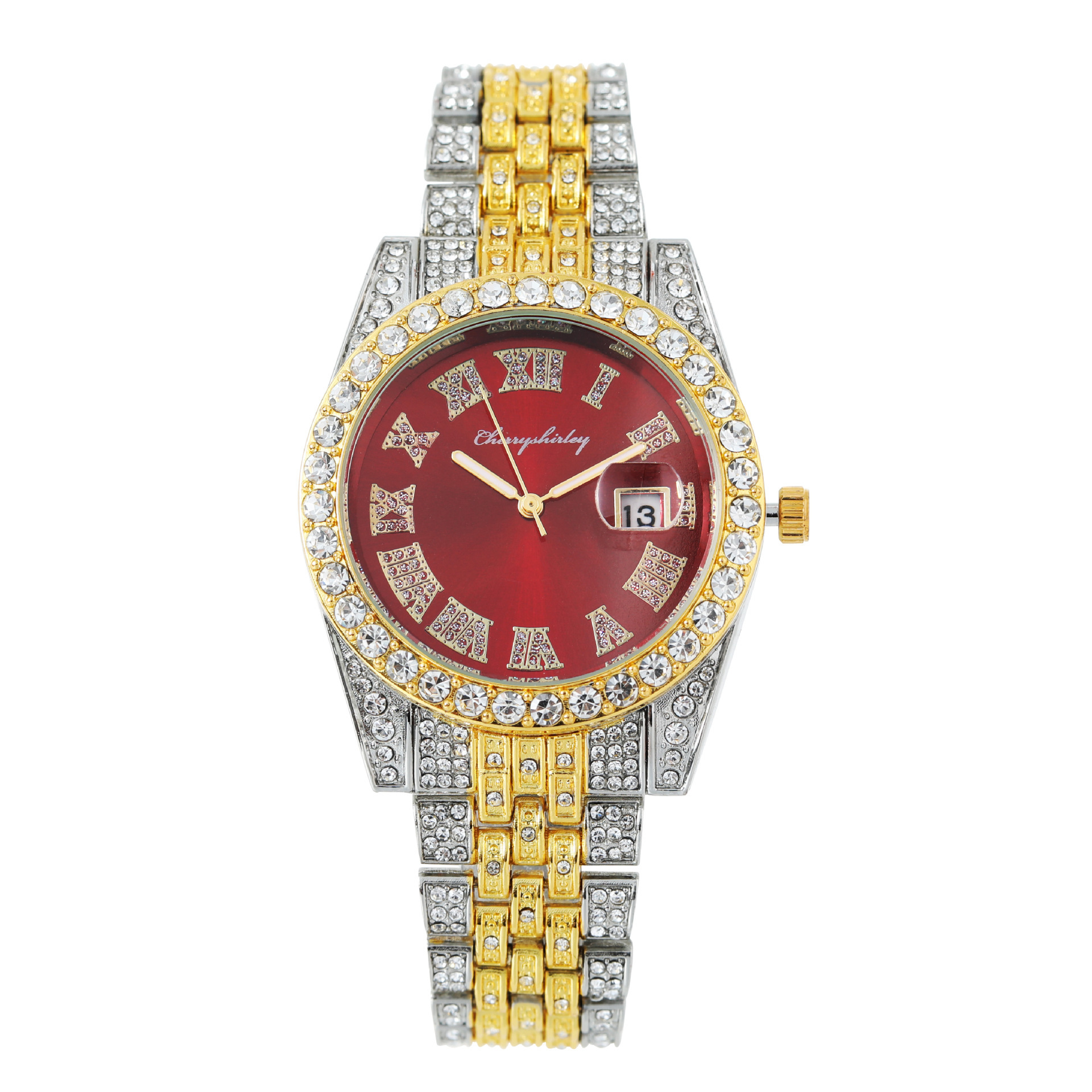 Fashion Color Block Butterfly Double Snap Quartz Women's Watches display picture 4