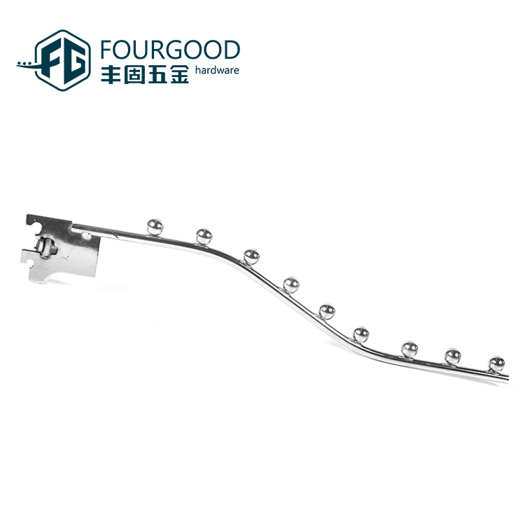 Foshan productos de hardware fábrica al por mayor Tarjeta de exportación un gancho de columna ropa para niños gancho de exhibición de suéter gancho