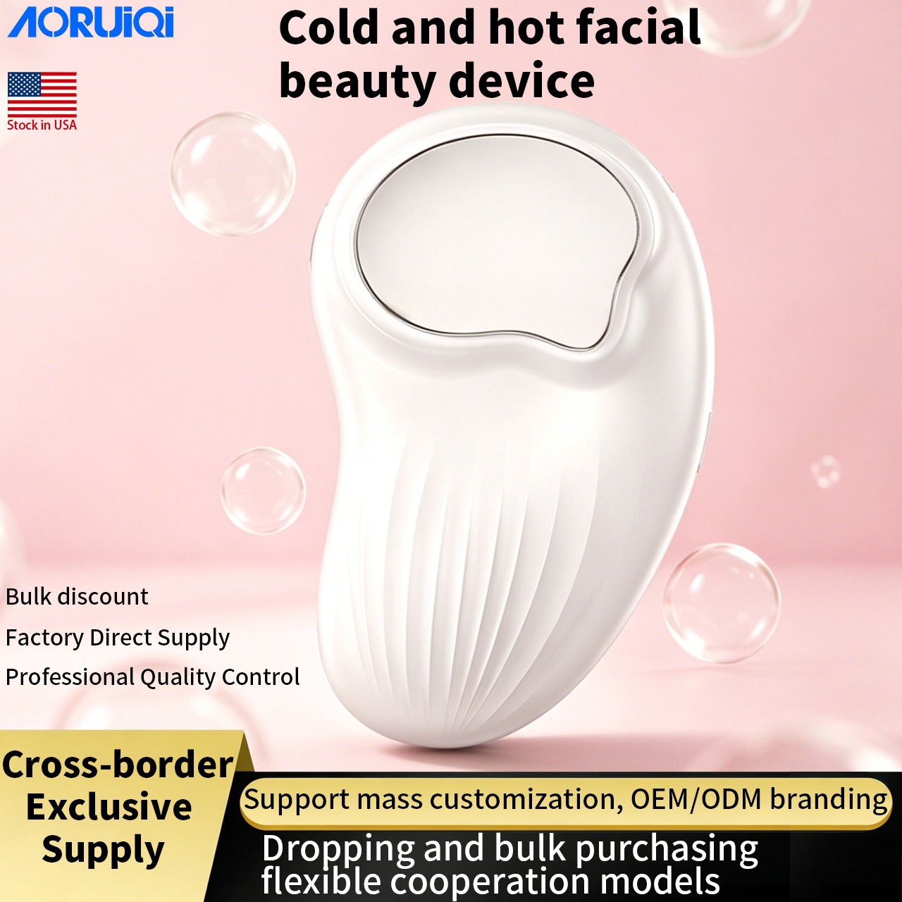 Masajeador Importador Facial con Martillo de Hielo Compresa Fría para Hogar