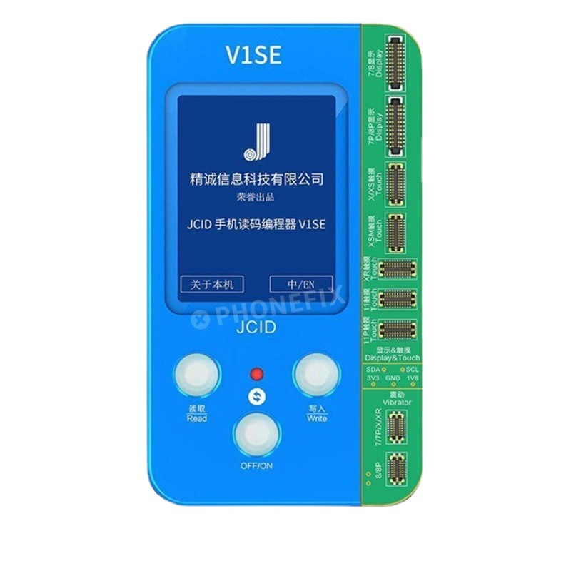 Jingcheng V1SE color original Pantalla de reparación de la cara celosía desmontaje libre programador batería salud Reparación de huellas dactilares