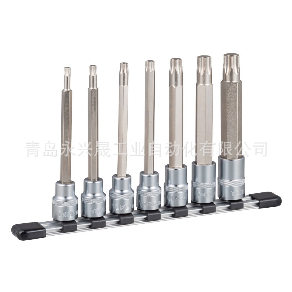 日本前田 TONE 长梅花套筒套件（带支架的强力型）HTX407L