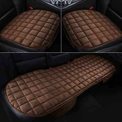 three-piece set without – Wool pad - front-row-brown