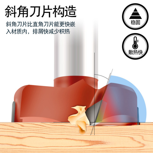 Hexagonal handle extended woodworking hole opener drill bit for drilling durable keyhole hinge 35 wooden boards 25 hole expander 30