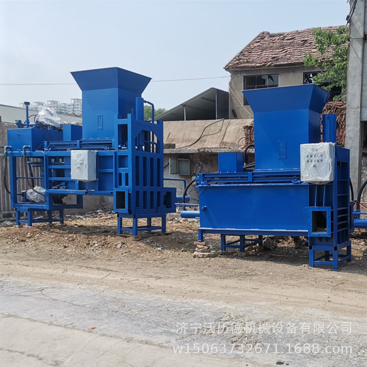 玉米芯粉碎压块机 秸秆草料压块机 青贮草料打包机