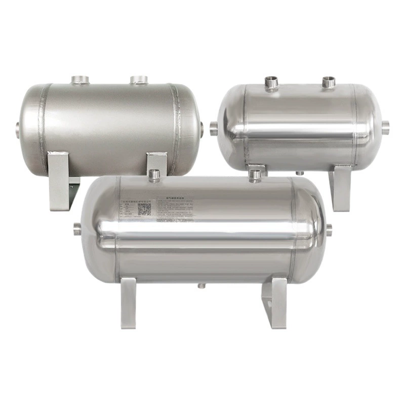 Спот 304 бак для хранения газа из нержавеющей стали небольшой горизонтальный вакуумный стабилизирующий бак бак для воздуха