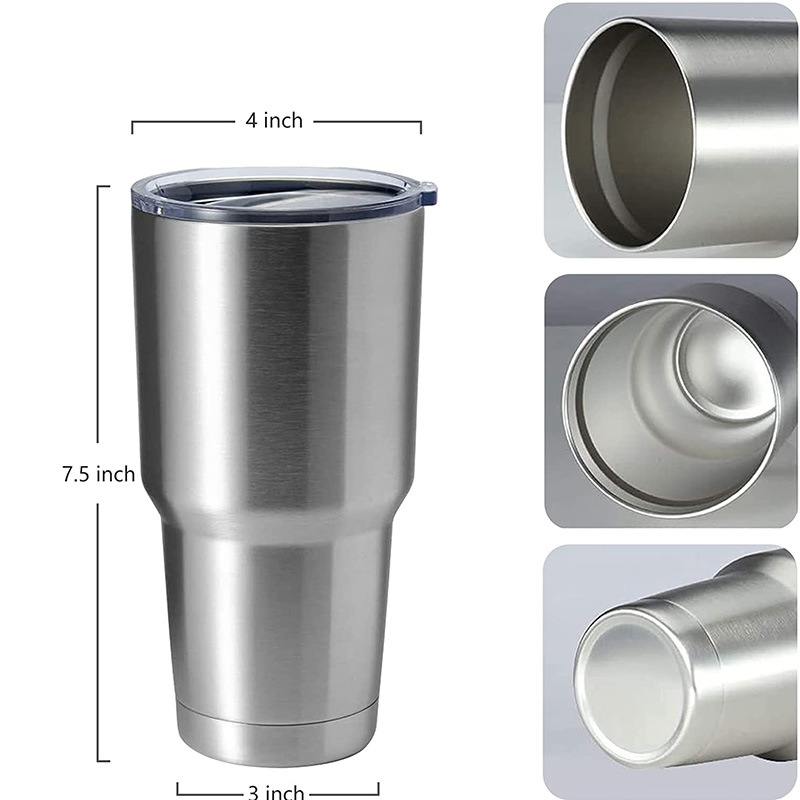 Transfronterizo 30oz taza de helado de coche acero inoxidable 304 taza de vacío de regalo hogar coche de doble capa de vacío taza de cerveza