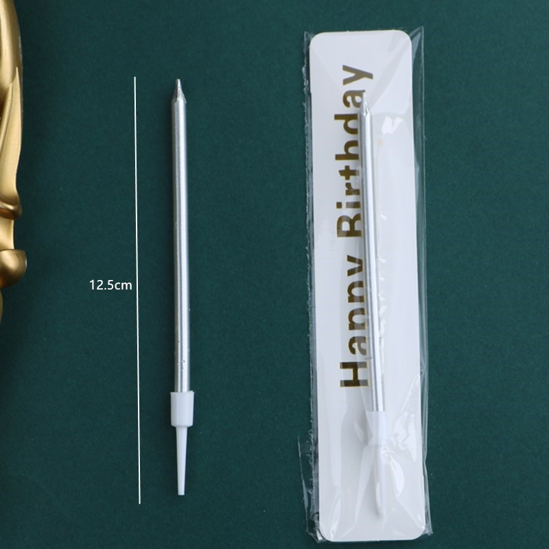 50 velas digitales de oro para el pastel de cumpleaños en caja independiente plata curva decoración de mesa de postres