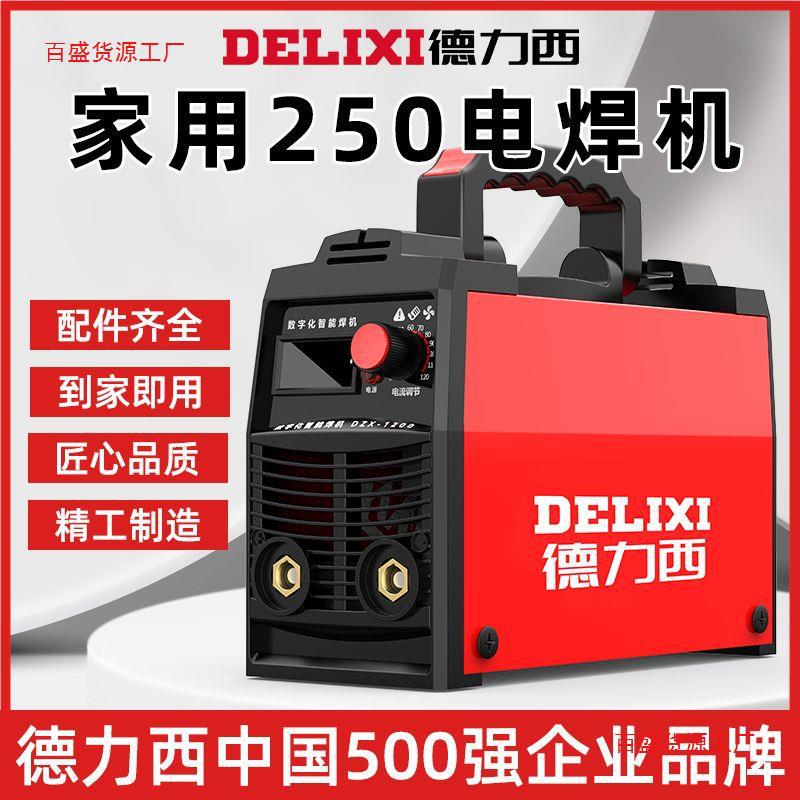 德力西250电焊机家用220v小型便携式迷你款手提智能大品牌焊机