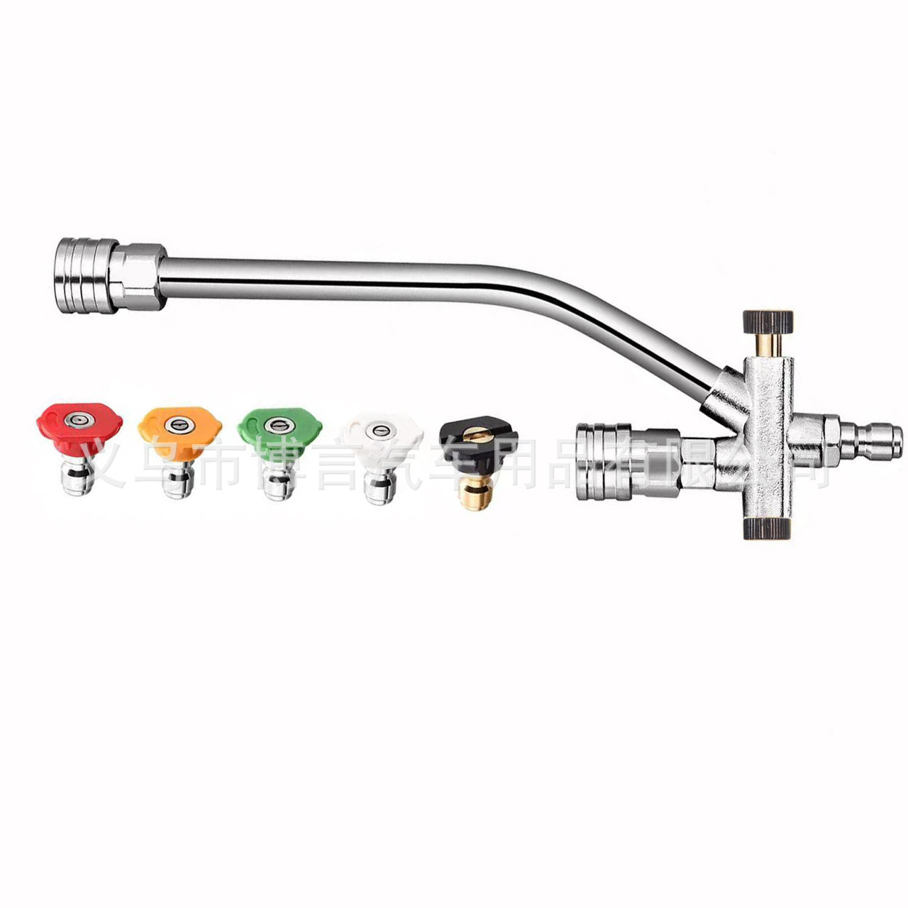 Cross-border high-pressure cleaning machine water gun foam pot nozzle set box set multifunctional spray gun 1/2 1/4 quick plug