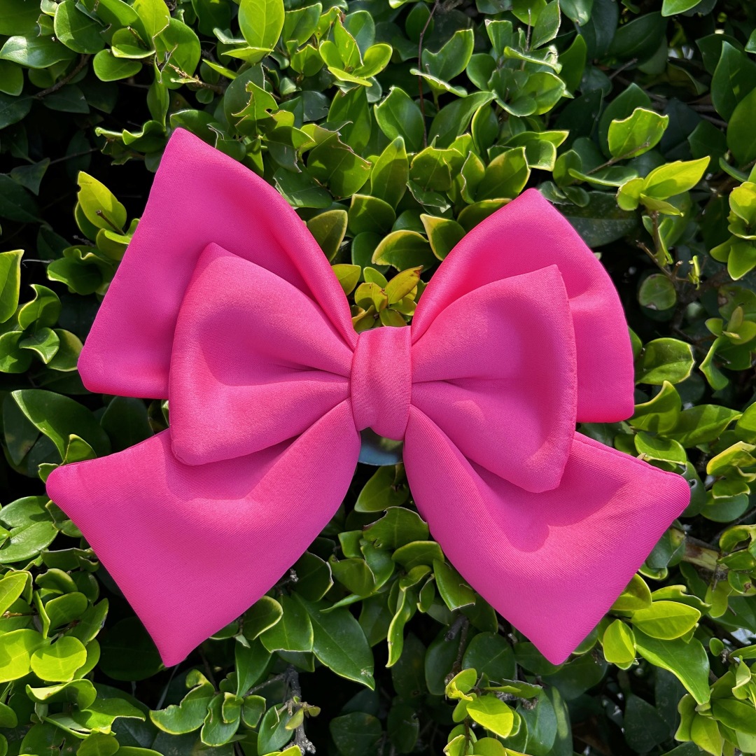 Helmet multi-color bow, Universal Auto Parts and Accessories - dark-pink