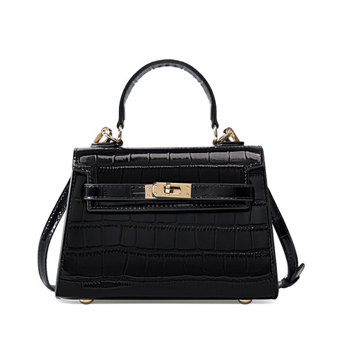 Bags  new style bags women's crossbody autumn and winter light luxury handheld Kelly bag  cowhide small bag